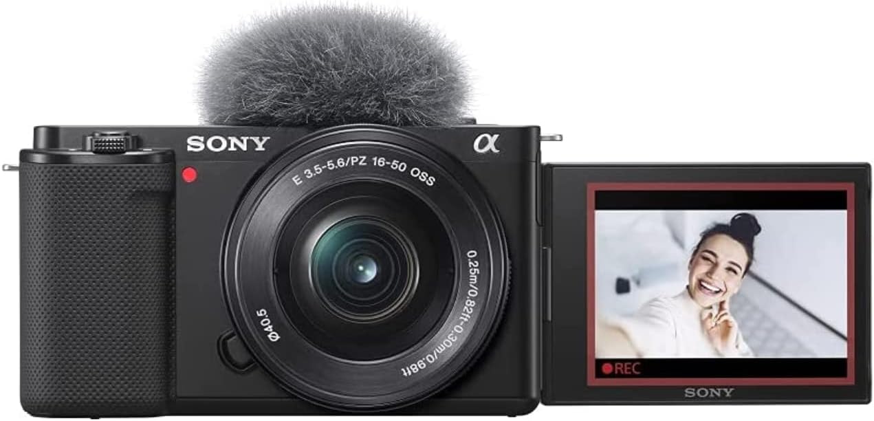 Sony Alpha ZV-E10 APS-C Mirrorless Vlog Camera Kit (Black)