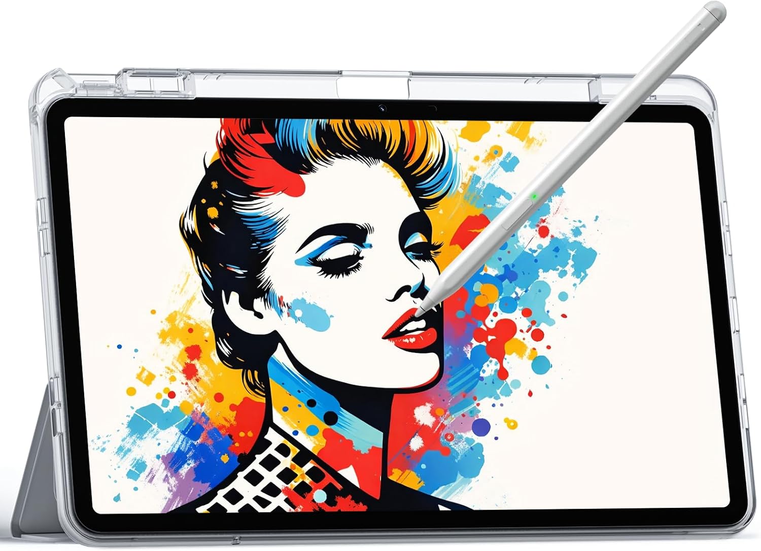 Android Tablet, Stylus & Flip Case Included, 12″ 2000×1200 FHD IPS Eye-Protection Display, Drawing & Note-Taking
