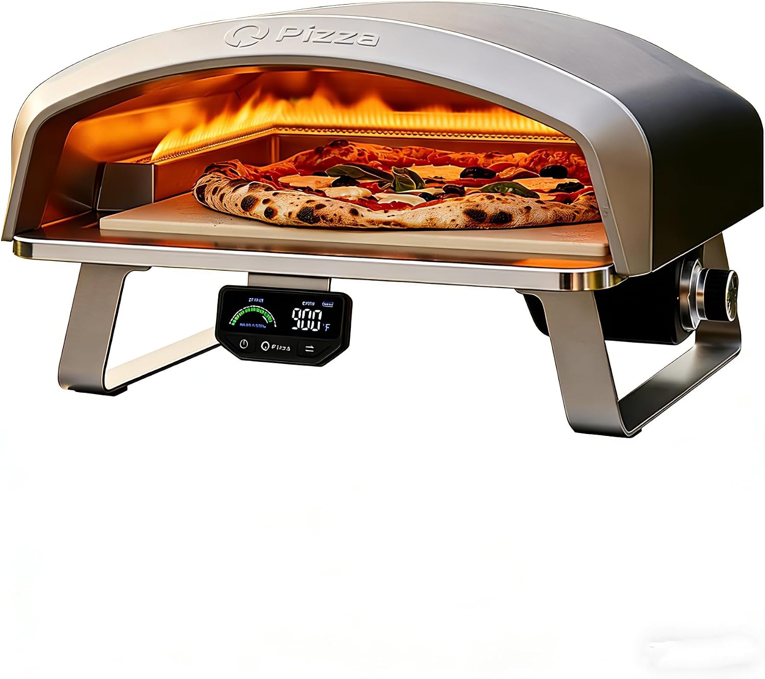 16" Portable Propane Gas Pizza Oven with Pizza Stone