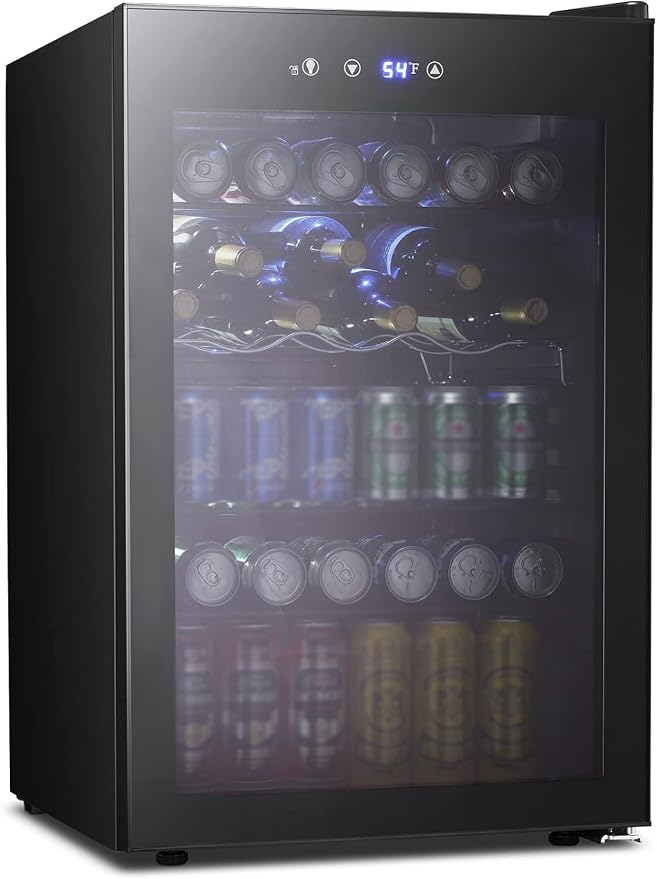 Kismile 4.5 Cu.ft Beverage Refrigerator and Cooler