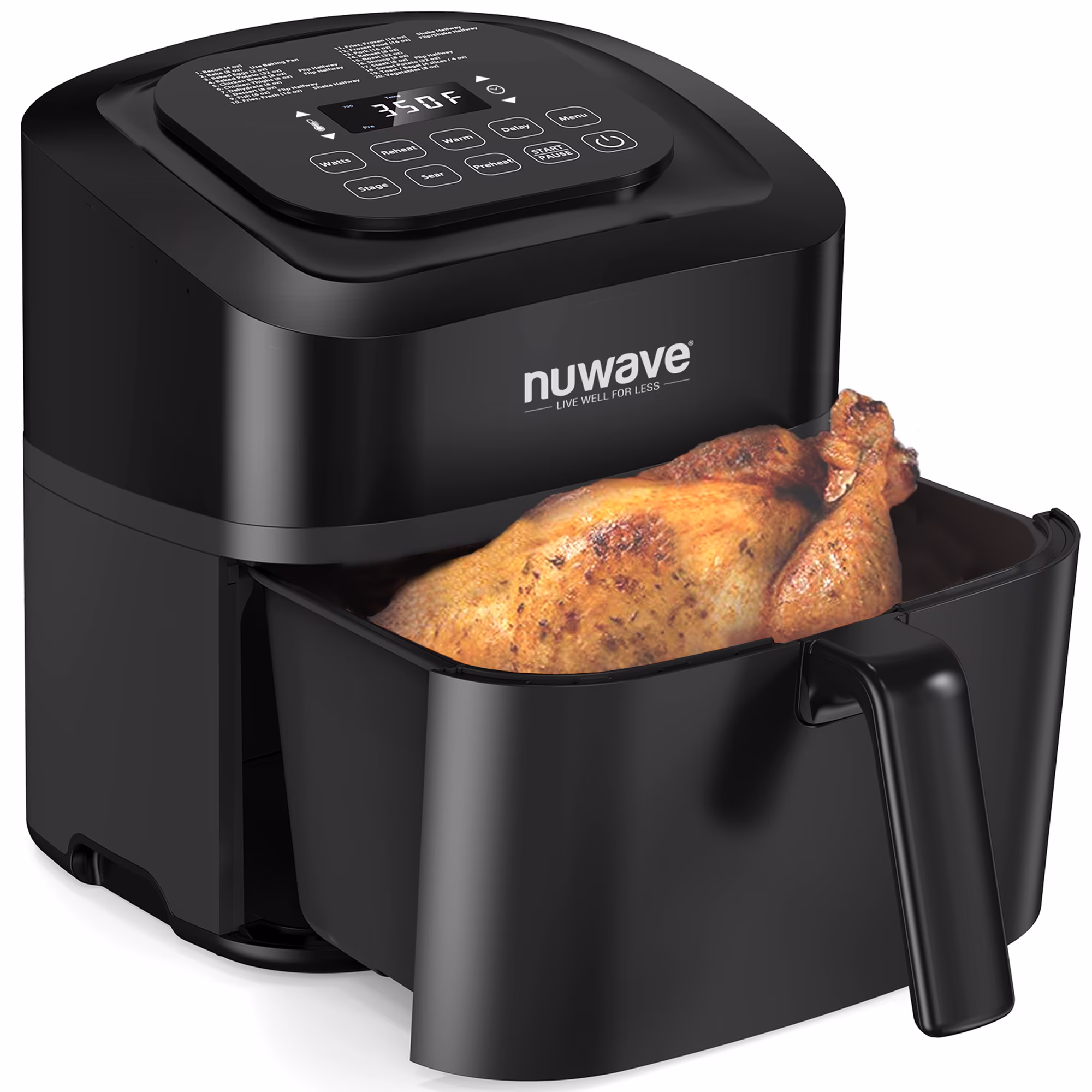 Nuwave Brio 6 Qt Digital Air Fryer with Smart Probe
