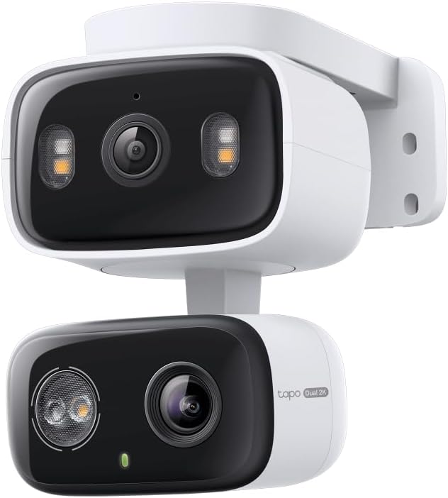 Tapo C246D, 2K Dual-Lens Pan/Tilt Security Camera