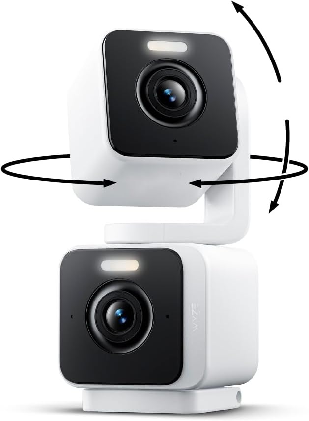 WYZE Duo Cam Pan, 2K Indoor/Outdoor Security Camera