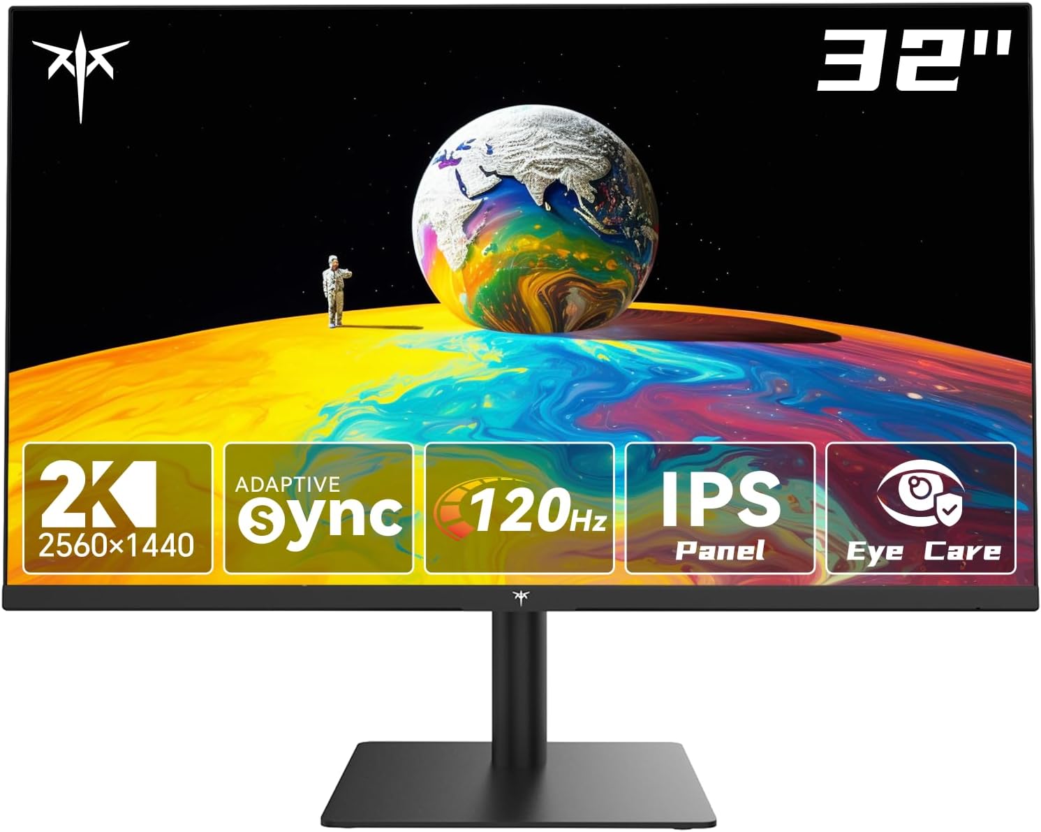 KTC 32" 2K Gaming Monitor 120Hz QHD IPS Monitor with FreeSync & HDR