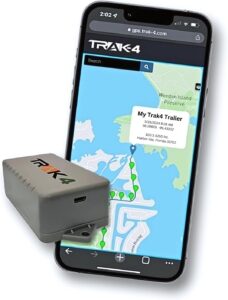 Trak-4 GPS Tracker for Vehicles, Assets, Equipment. Long Battery Life, Waterproof