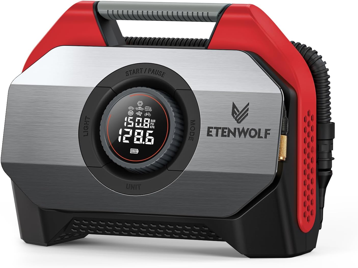 ETENWOLF VORTEX S6 Tire Inflator Portable Air Compressor