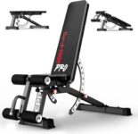Keppi 1200LB Weight Bench, Heavy Duty Bench1000 PRO Adjustable Workout Bench Press Set for Home