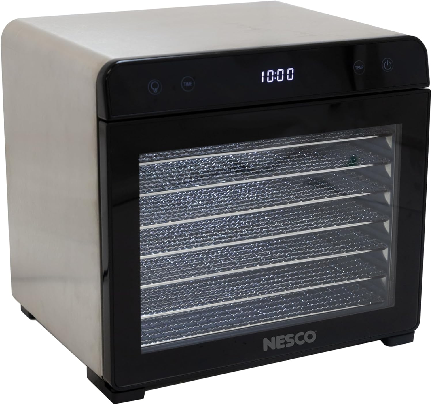 8-Tray Stainless Steel Food Dehydrator, 650W Digital Dryer
