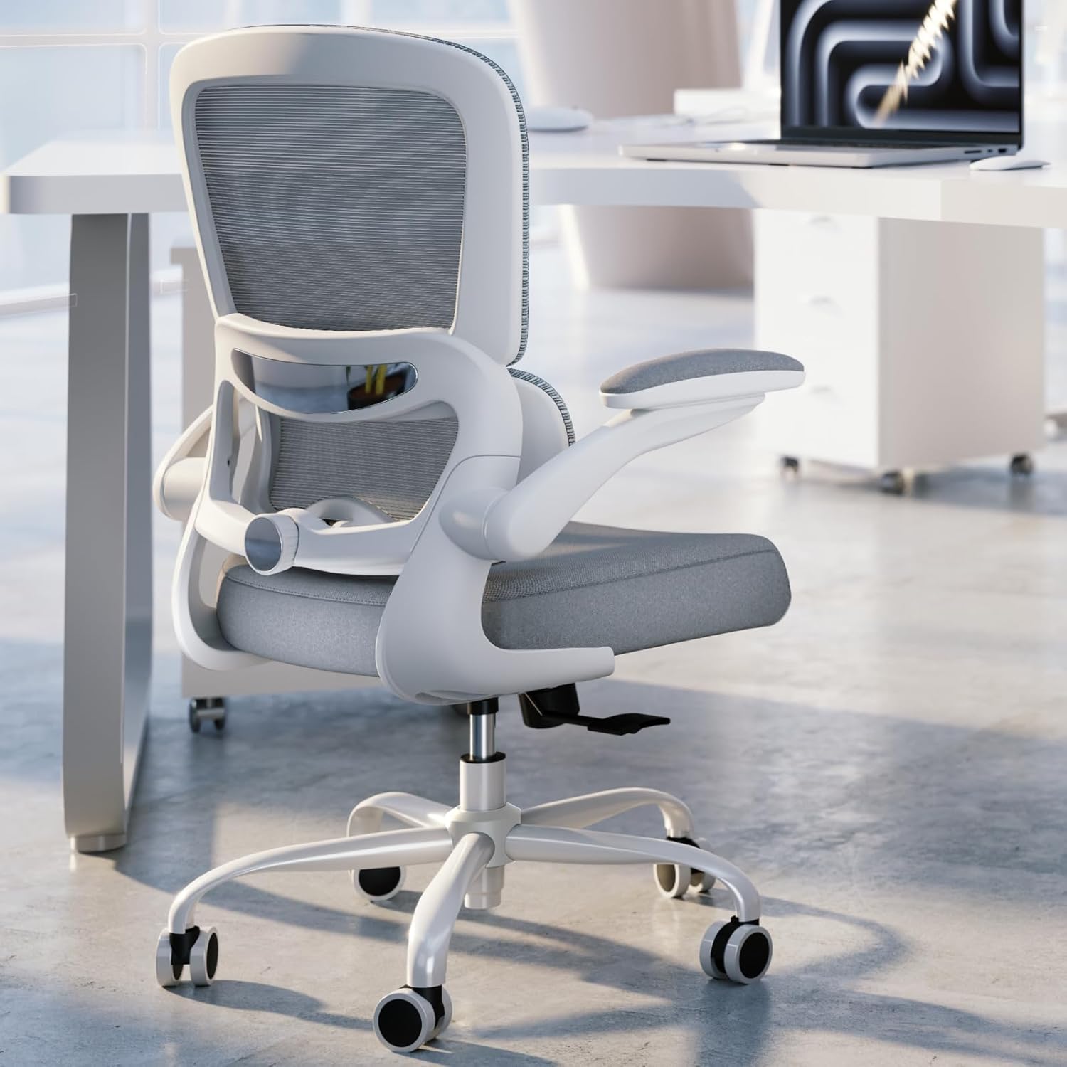 TRALT Ergonomic Mesh Office Chair with Adjustable Lumbar Support & High Back Design