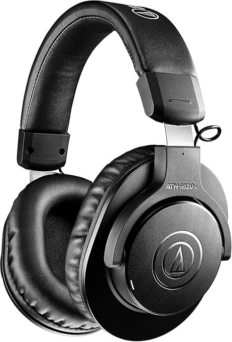 Audio-Technica ATH-M20xBT Wireless Over-Ear Bluetooth Headphones with 40 mm Drivers