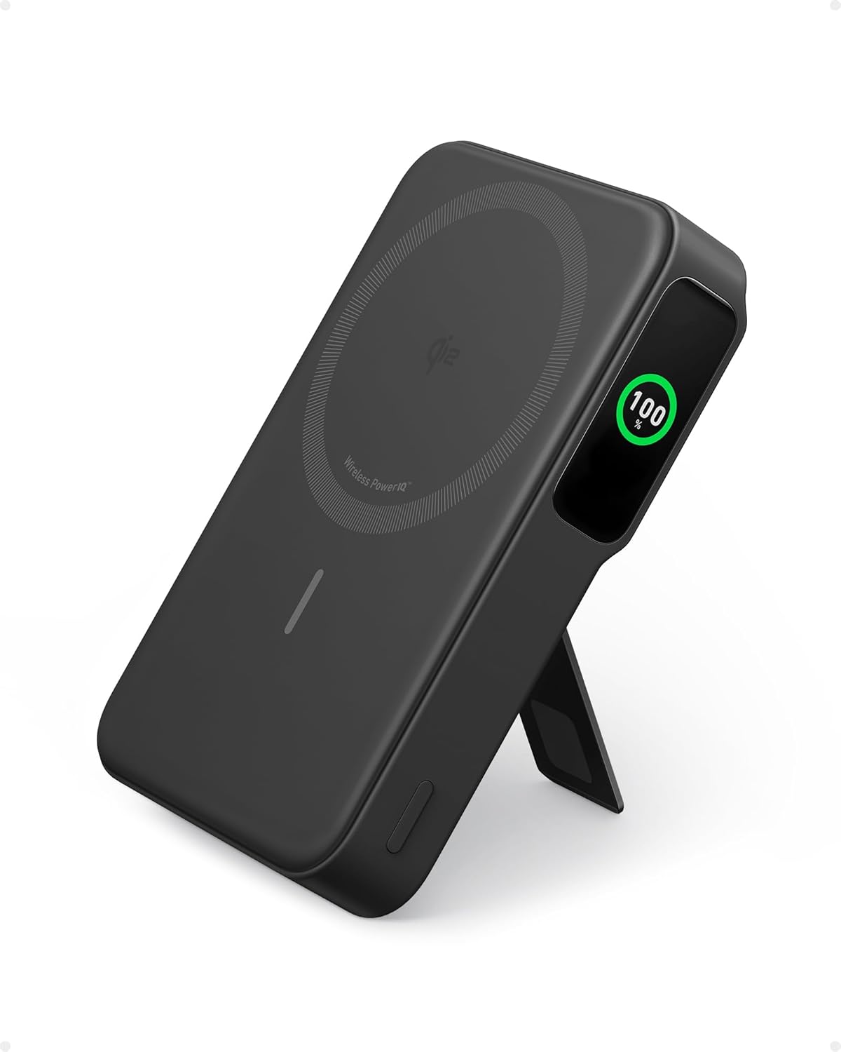 Anker MagGo 10,000mAh Power Bank – Qi2 15W MagSafe-Compatible Charger