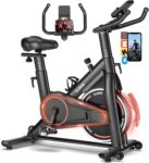 SLUNSE Exercise Bike, Adjustable Magnetic Stationary Bikes