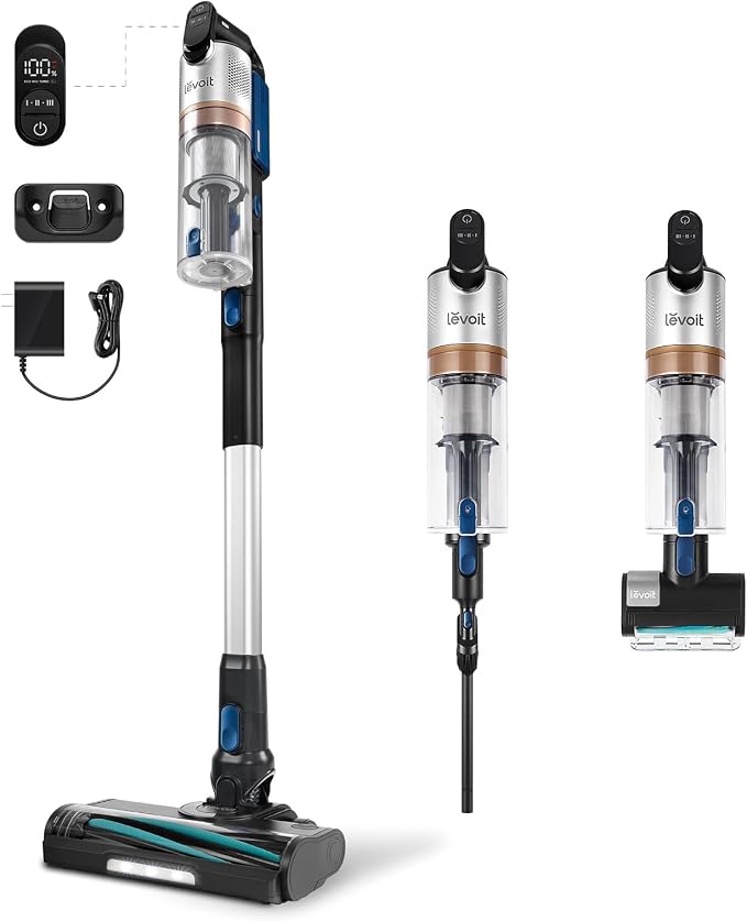 Levoit Cordless Vacuum, Ultra Suction, Up to 60 Mins