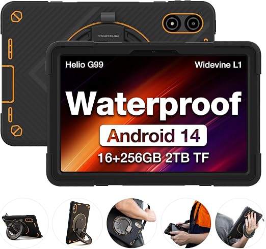 AGM PAD P2 Active Rugged Android 14 Tablet 