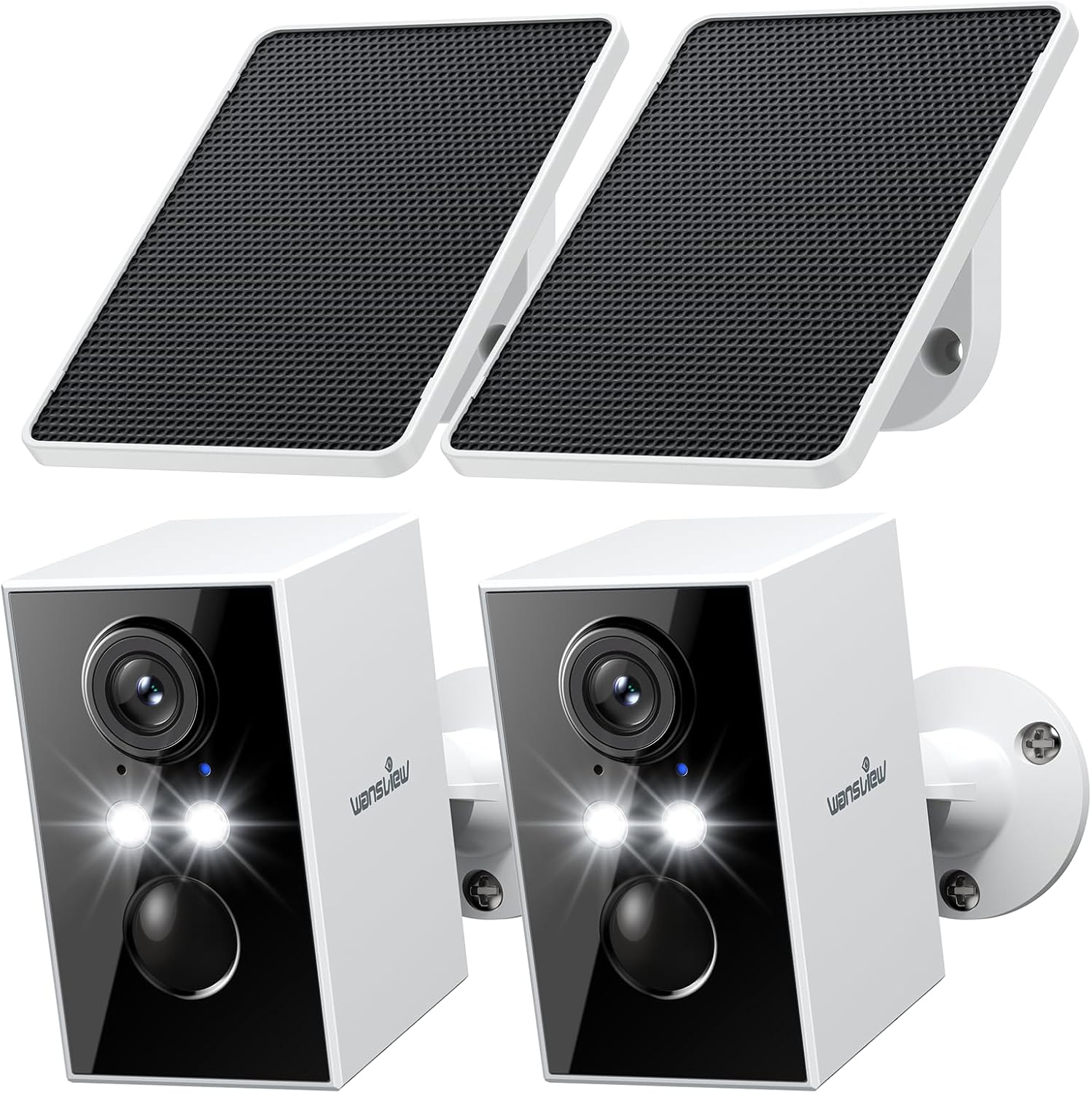 wansview 2K WiFi 6 Solar Wireless Outdoor Security Camera