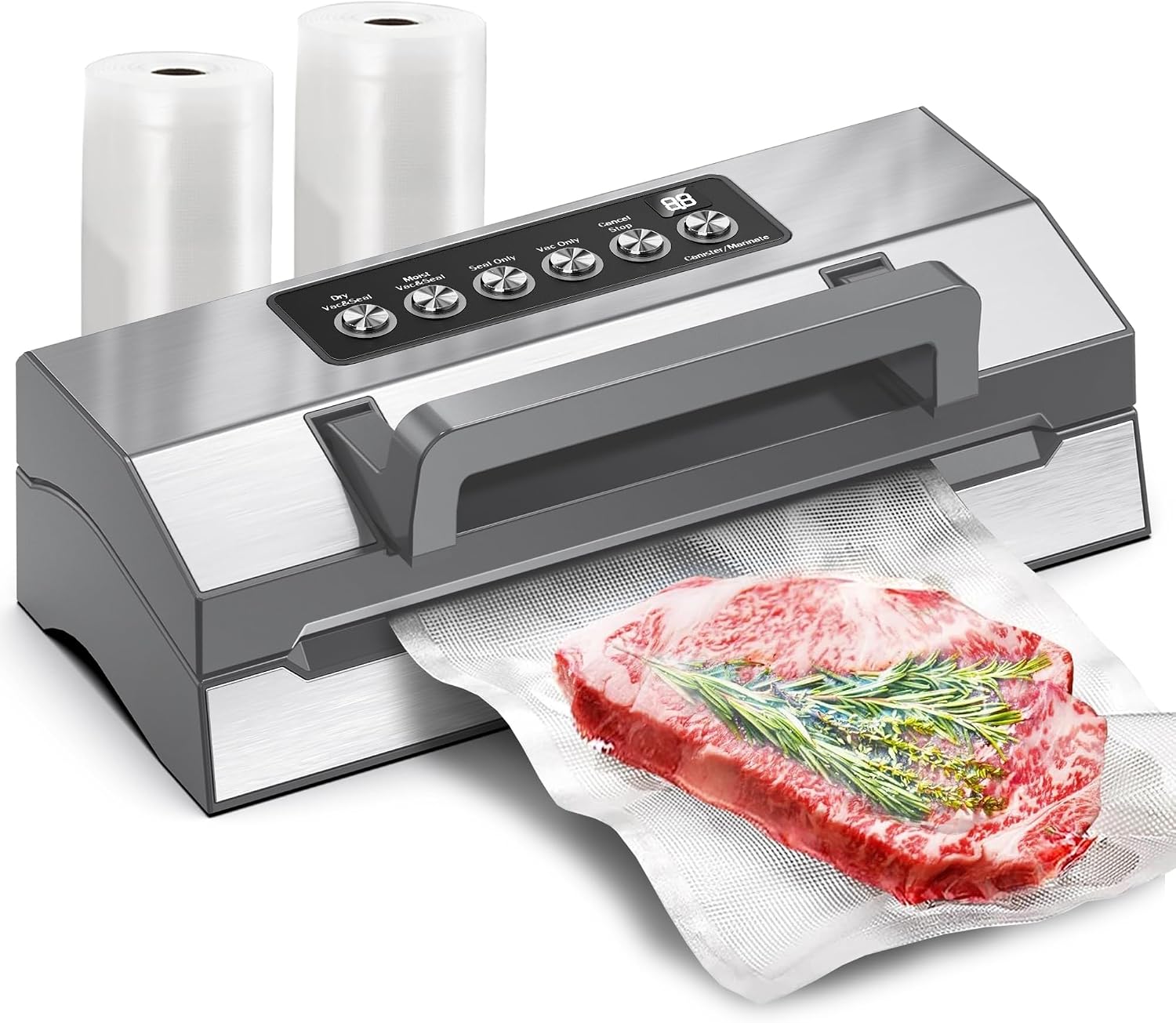 Precision Vacuum Sealer For Food, POWOT Fully Automatic Vacuum Sealing 