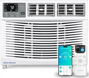 Vtronix Classic America 8000 BTU WiFi Enabled, Alexa Ready