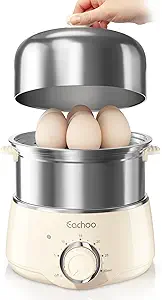 CACHOO 14-Egg Rapid Stainless Steel Egg Boiler